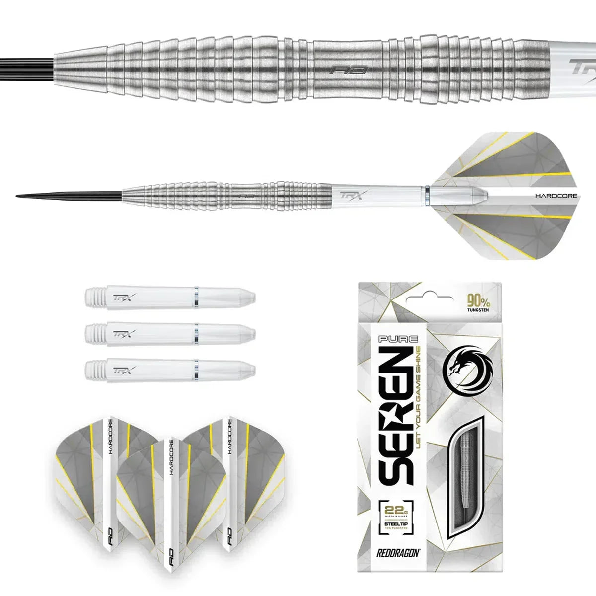 Red Dragon Seren 3 Pure 90% Tungsten Steel Tip Darts - view 3