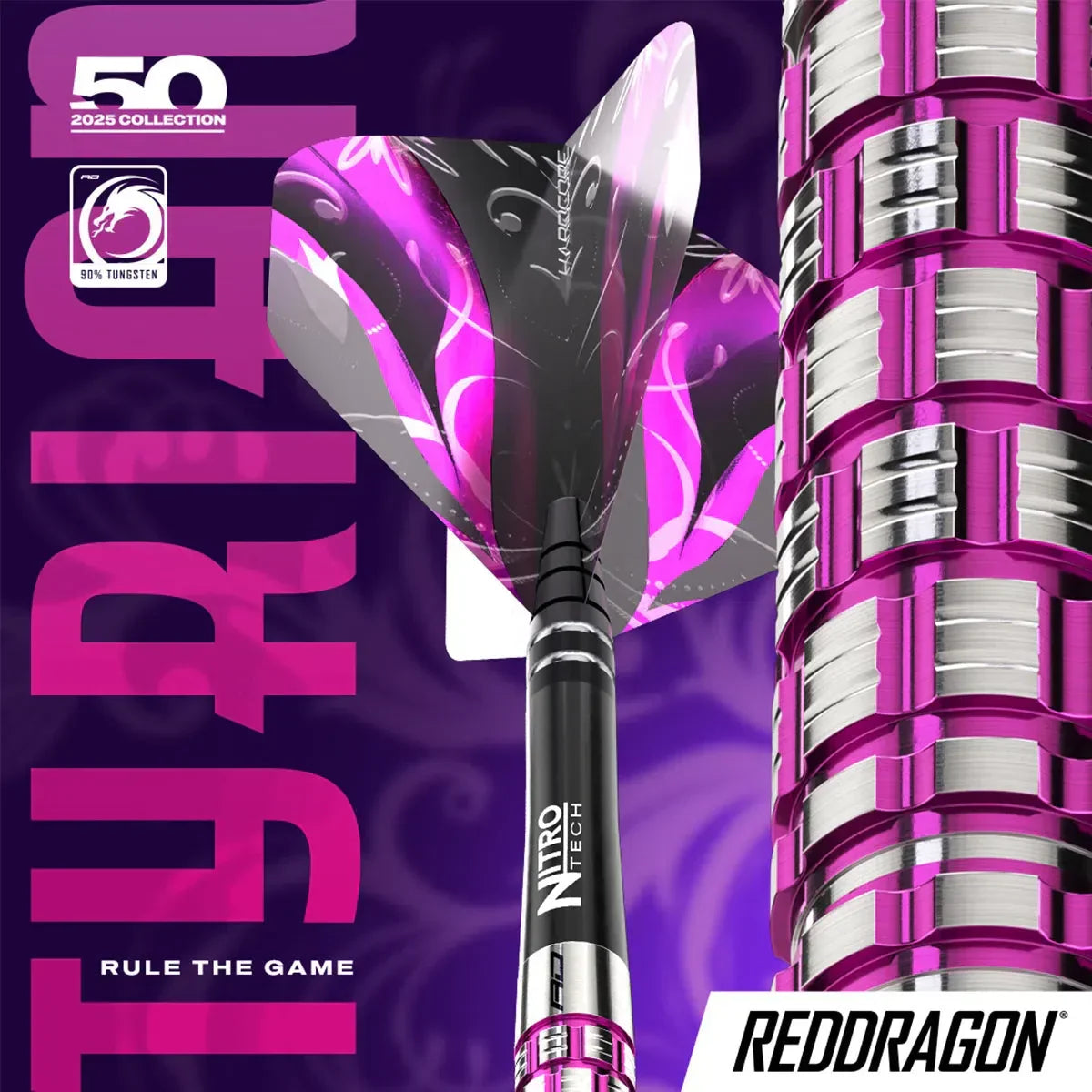 Red Dragon Tyrian 90% Tungsten Steel Tip Darts - view 4