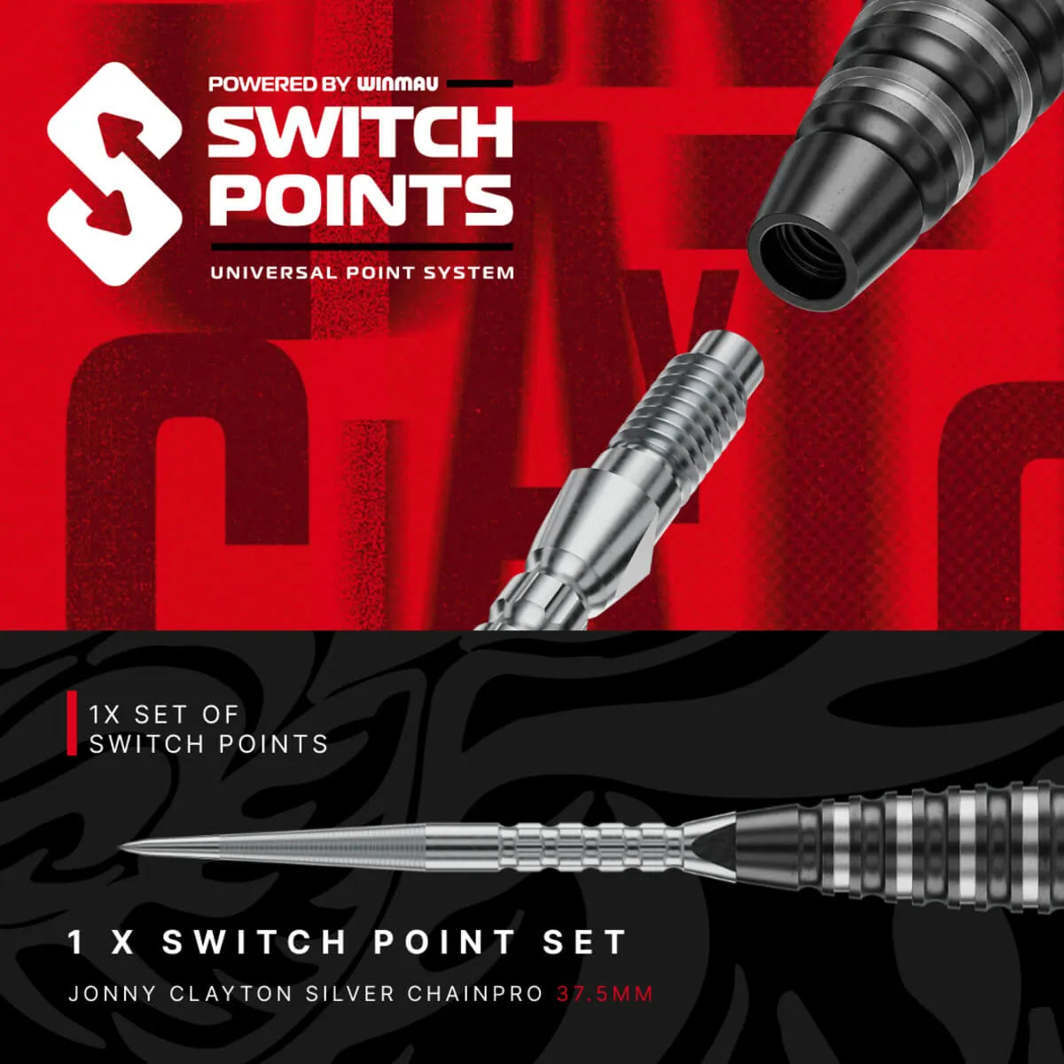 Red Dragon Jonny Clayton RD-PRO SP 90% Tungsten Steel Tip Darts - view 5