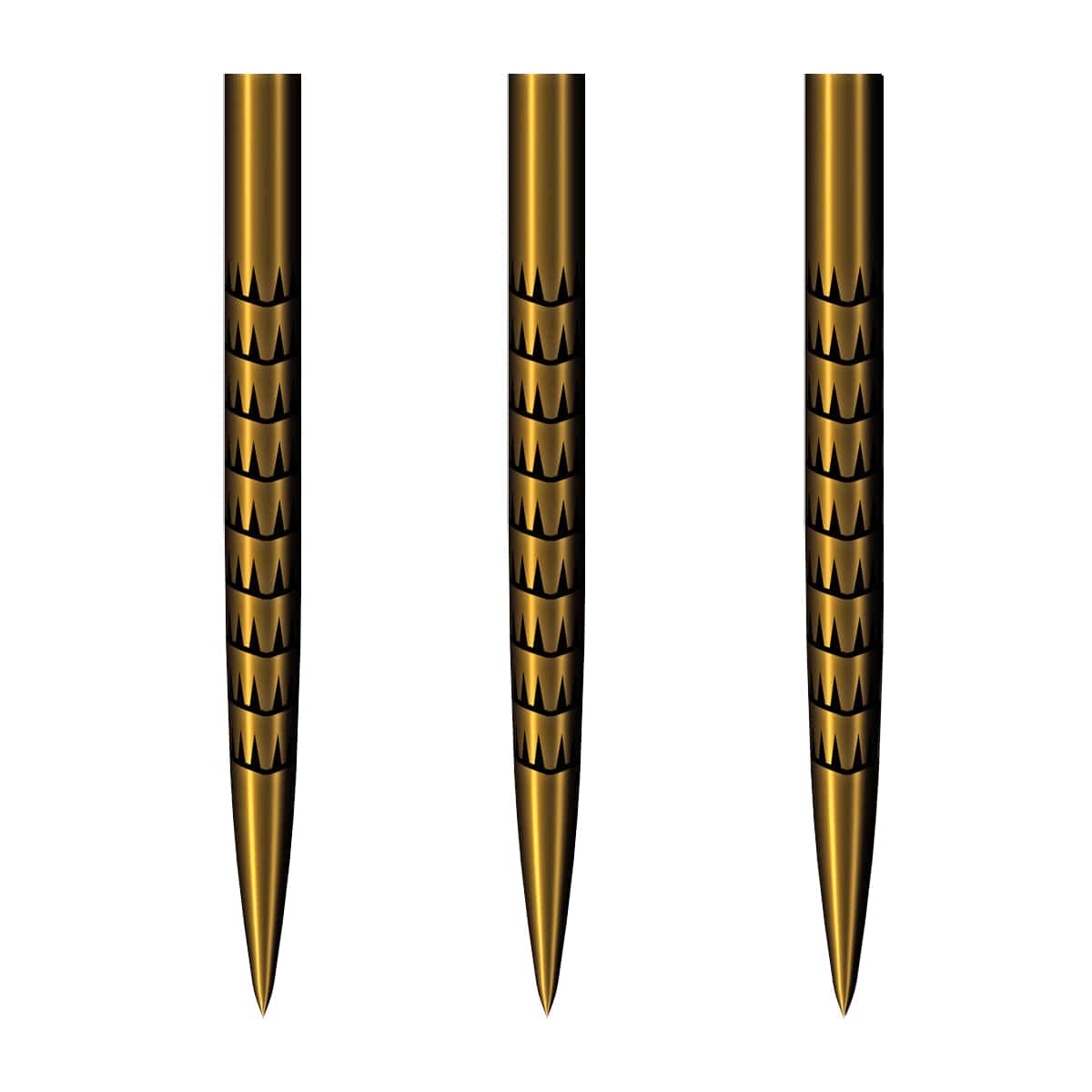 Shot Badlands Tracks Steel Tip Dart Points - Gold Ti - view 2