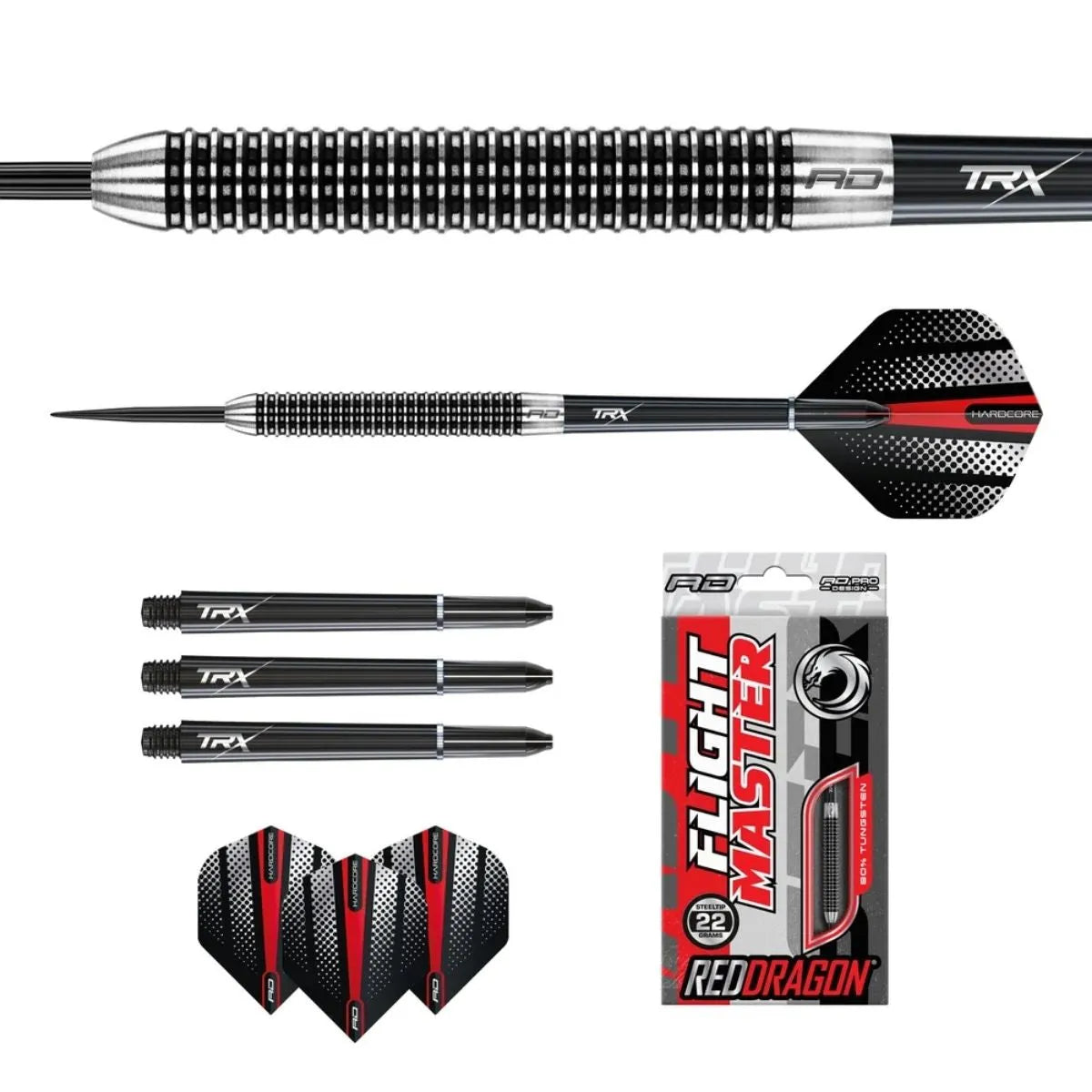Red Dragon Flightmasters Swingfire 1 80% Tungsten Steel Tip Darts - view 3