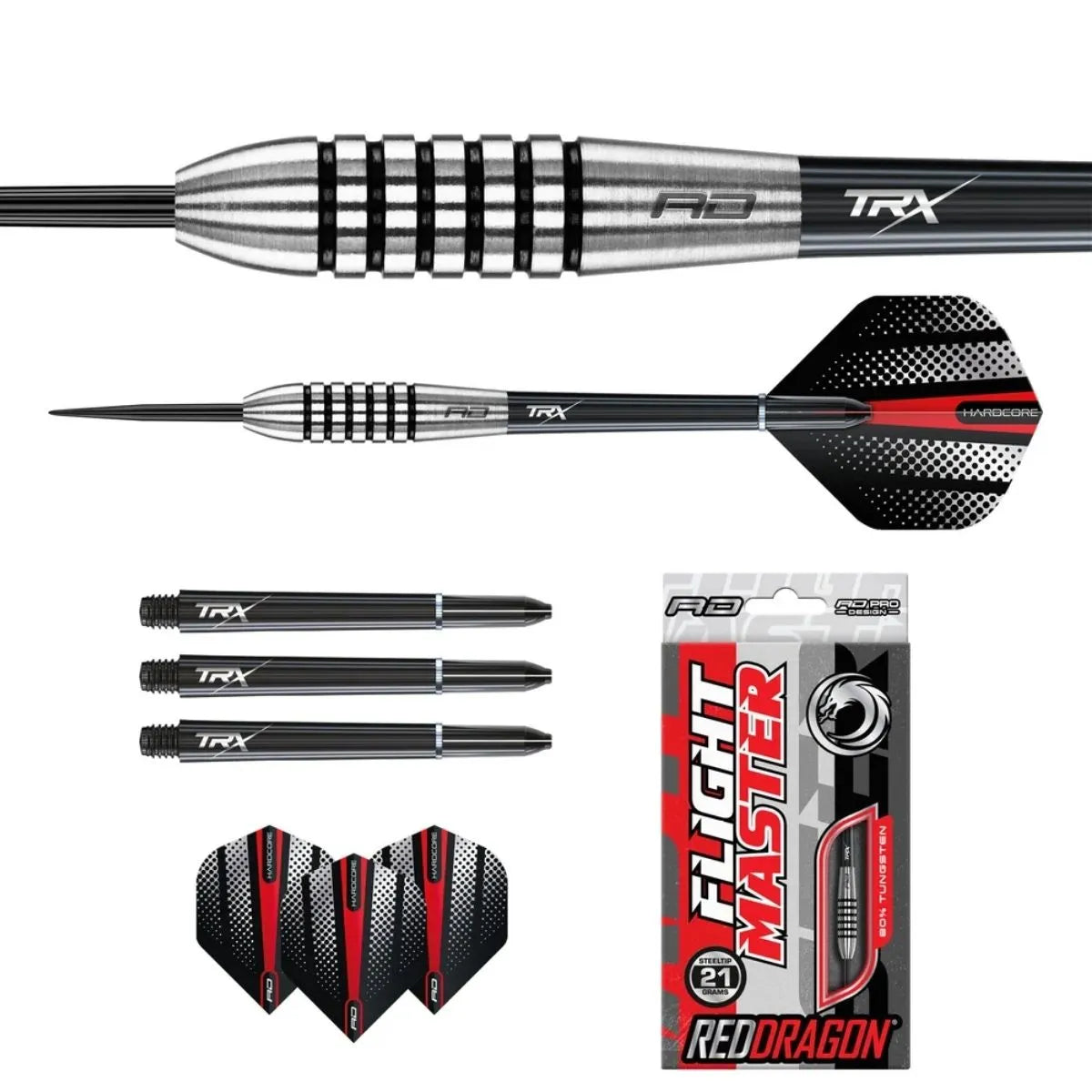 Red Dragon Flightmasters Swingfire 2 80% Tungsten Steel Tip Darts - view 3