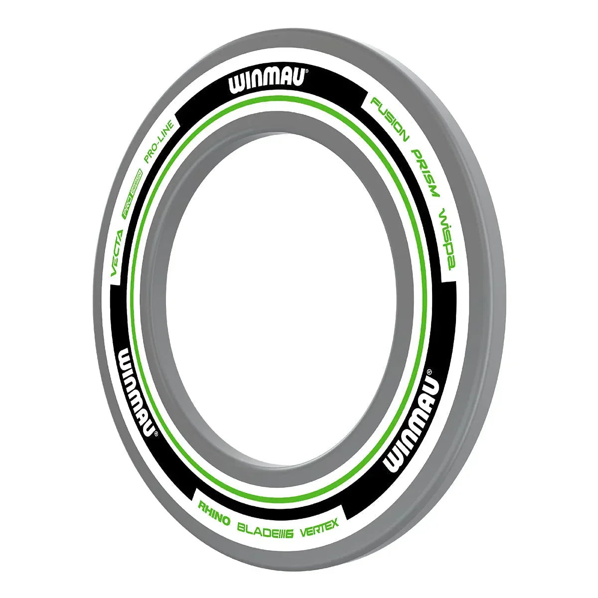 Winmau Advance White & Green Dartboard Surround - view 2