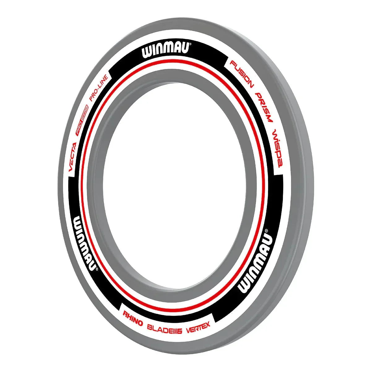 Winmau Advance White & Red Dartboard Surround - view 2