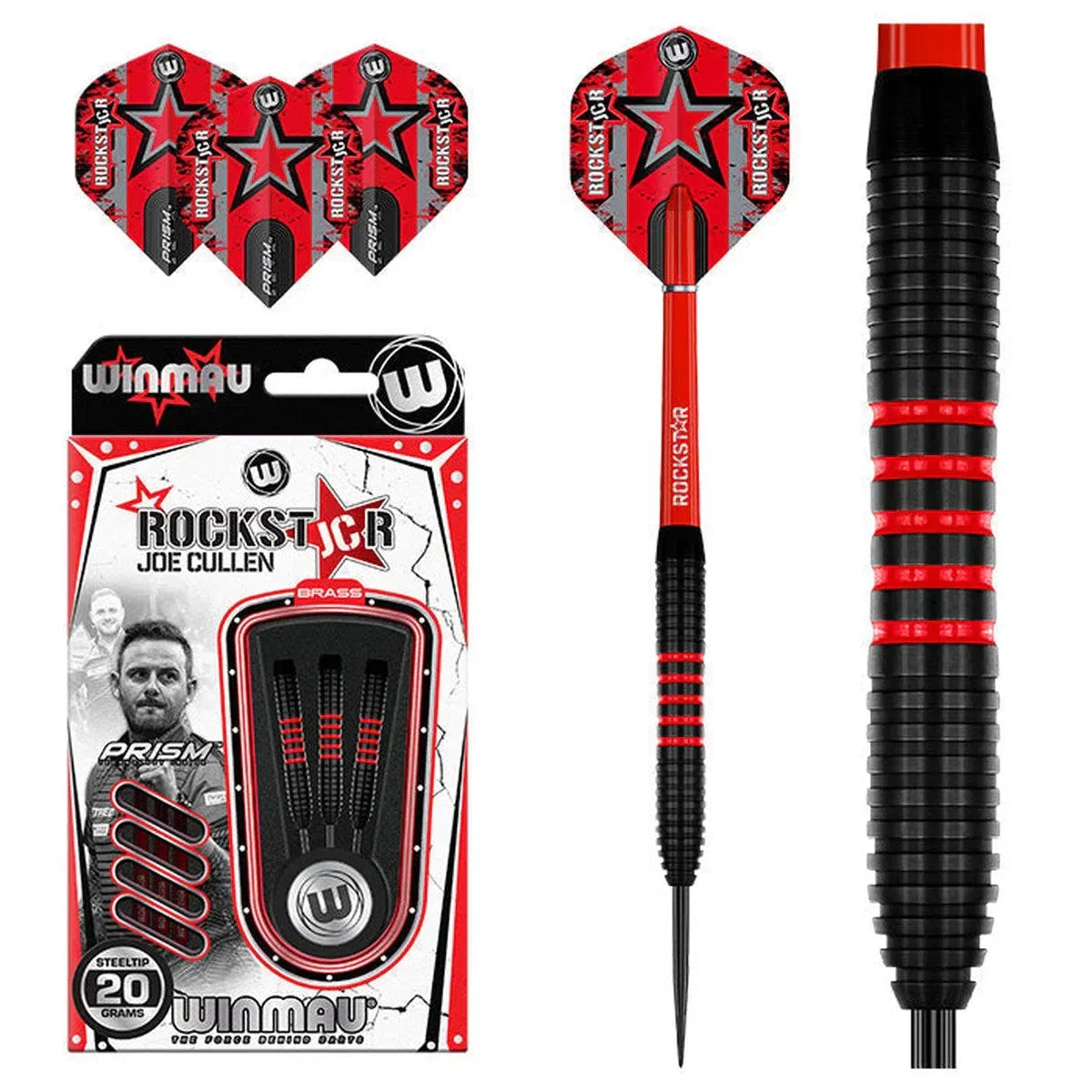 Winmau Joe Cullen Brass Steel Tip Darts