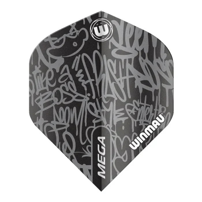 Winmau Mega Standard Black Flights - view 2