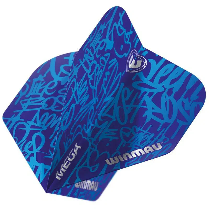 Winmau Mega Standard Blue Flights - view 3