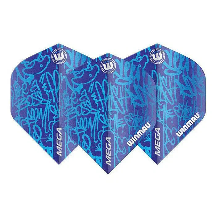 Winmau Mega Standard Blue Flights