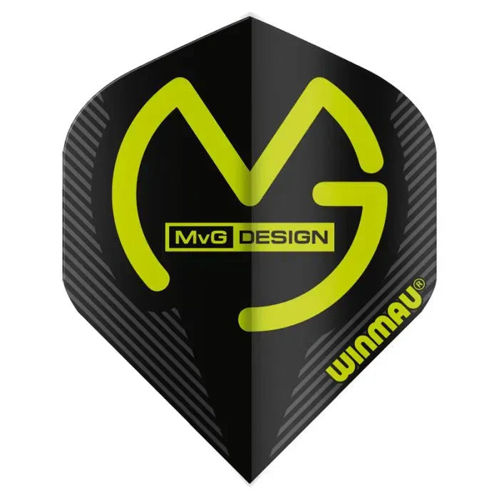 Winmau Mega Standard MvG Black Flights - view 2