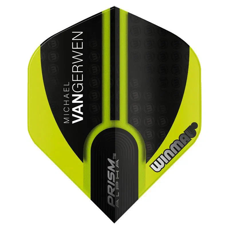 Winmau Prism Alpha MvG Extra Thick Flights - Black - view 2