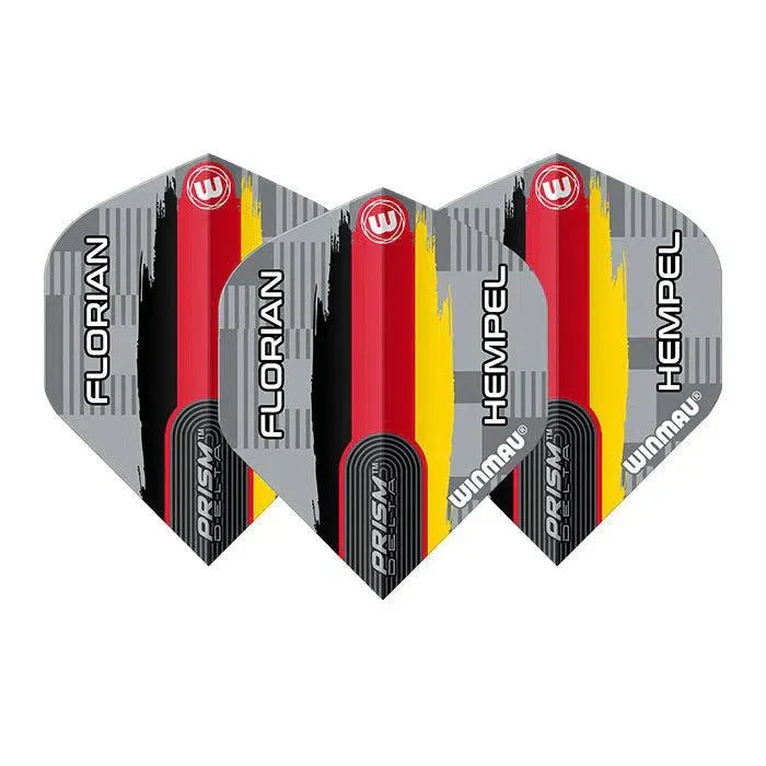 Winmau Prism Delta Florian Hempel Grey Flag Standard Flights