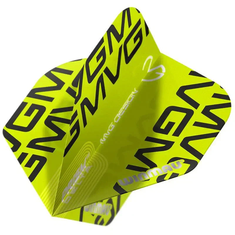 Winmau Prism Delta MvG Extra Thick Extra Standard Green Flights - view 3