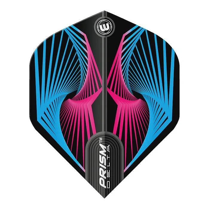 Winmau Prism Delta Spiral Extra Thick Flights - Blue - view 2