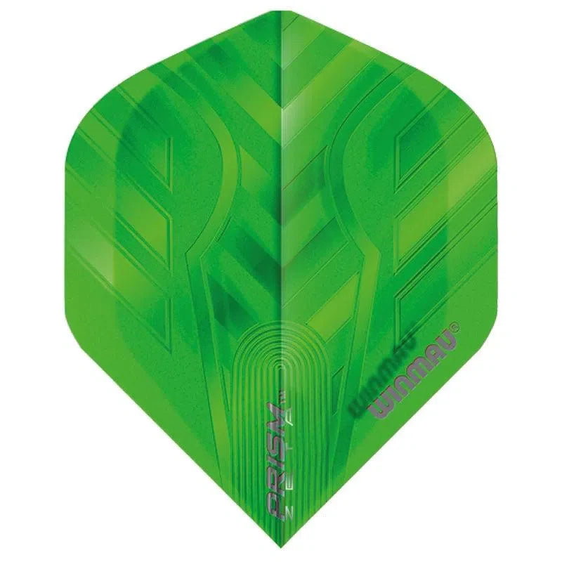 Winmau Prism Zeta Extra Thick Standard Green Flights - view 2