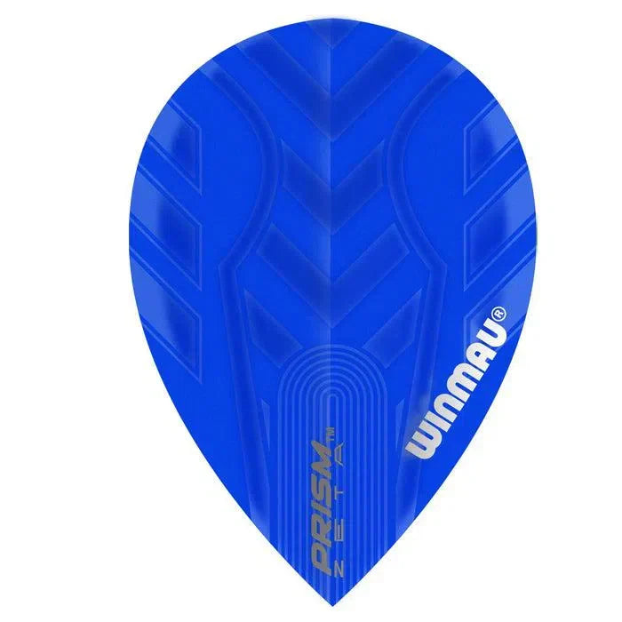 Winmau Prism Zeta Pear Blue Extra Thick Dart Flights - view 2