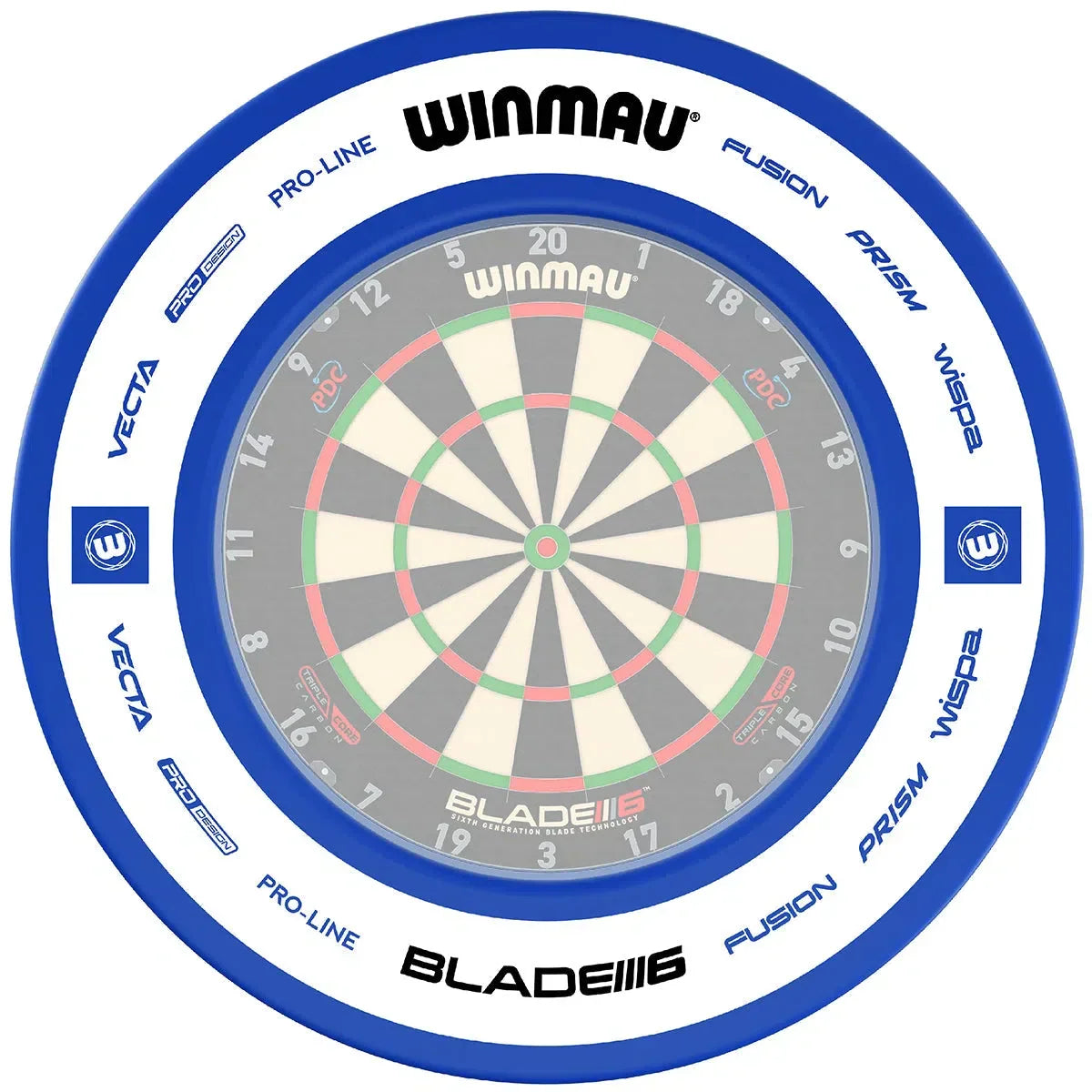 Winmau Pro-Line 2.0 Blue Dartboard Surround - view 3