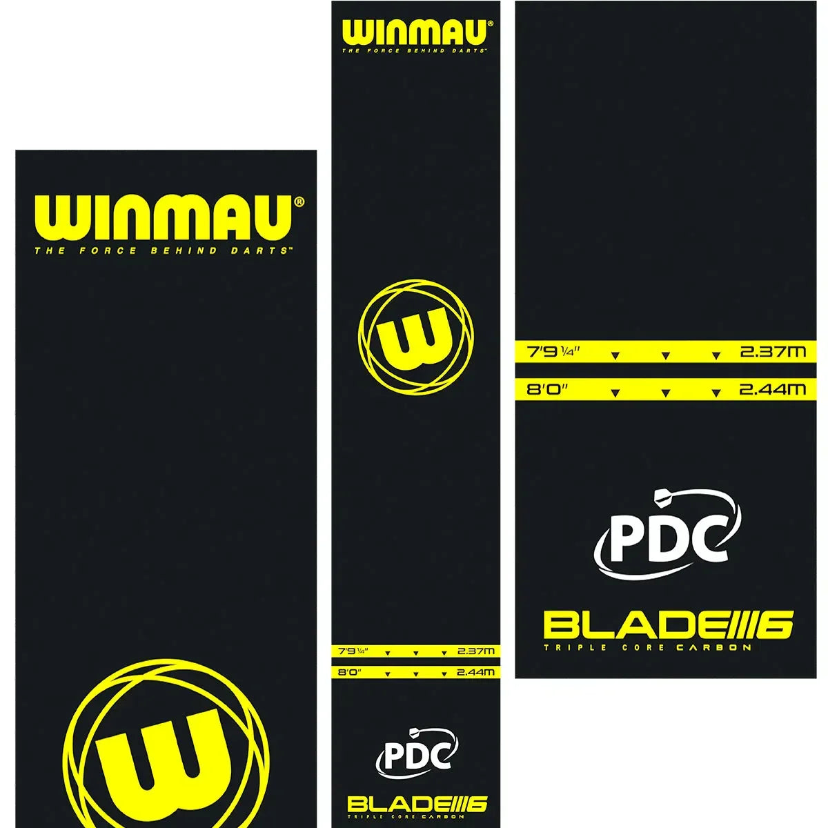 Winmau Pro Zone Essential PVC Dart Mat - view 2