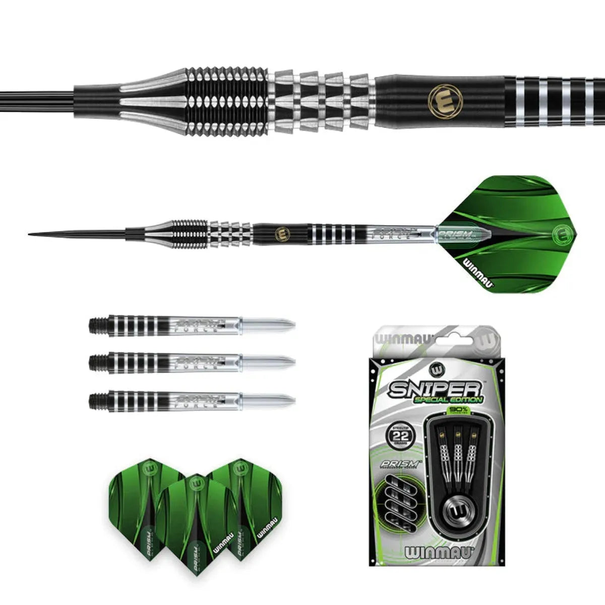 Winmau Sniper S.E. Style 1 90% Tungsten Steel Tip Darts - view 3