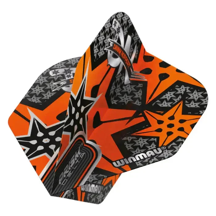 Winmau Specialist Players Danny Noppert Prism Alpha Standard Flights - Black - view 3
