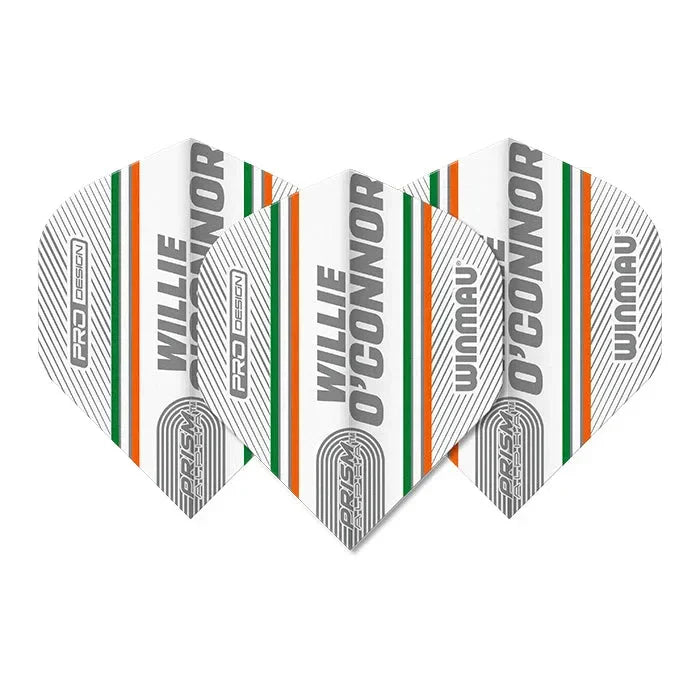Winmau Specialist Players Willie O'Connor Prism Alpha Standard Flights