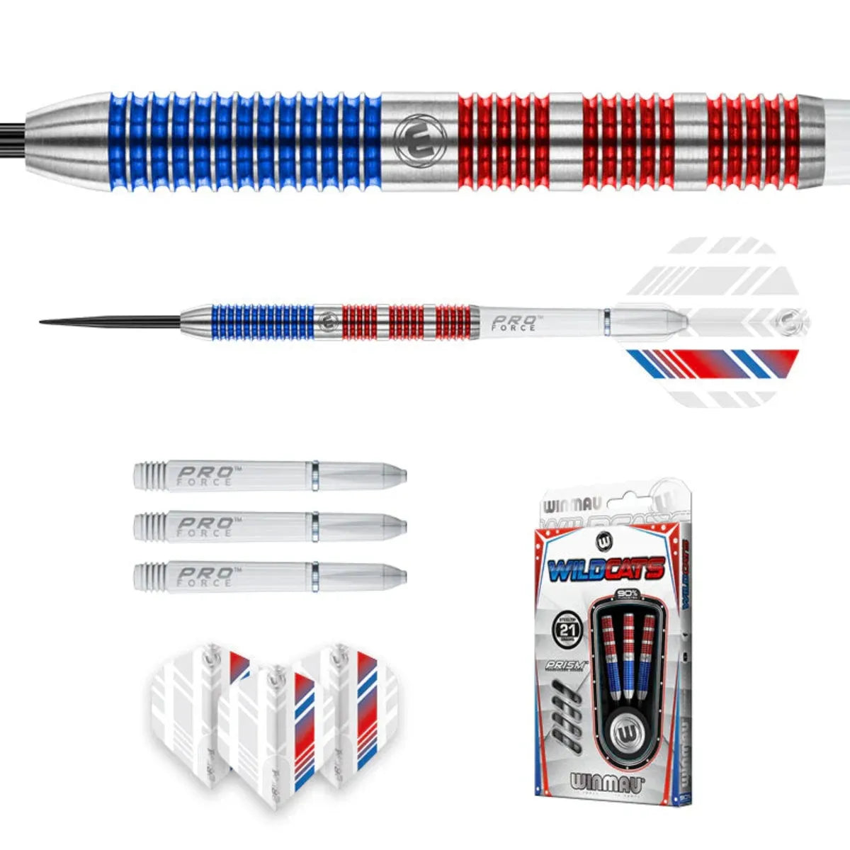 Winmau Wildcats 90% Tungsten Steel Tip Darts - view 3