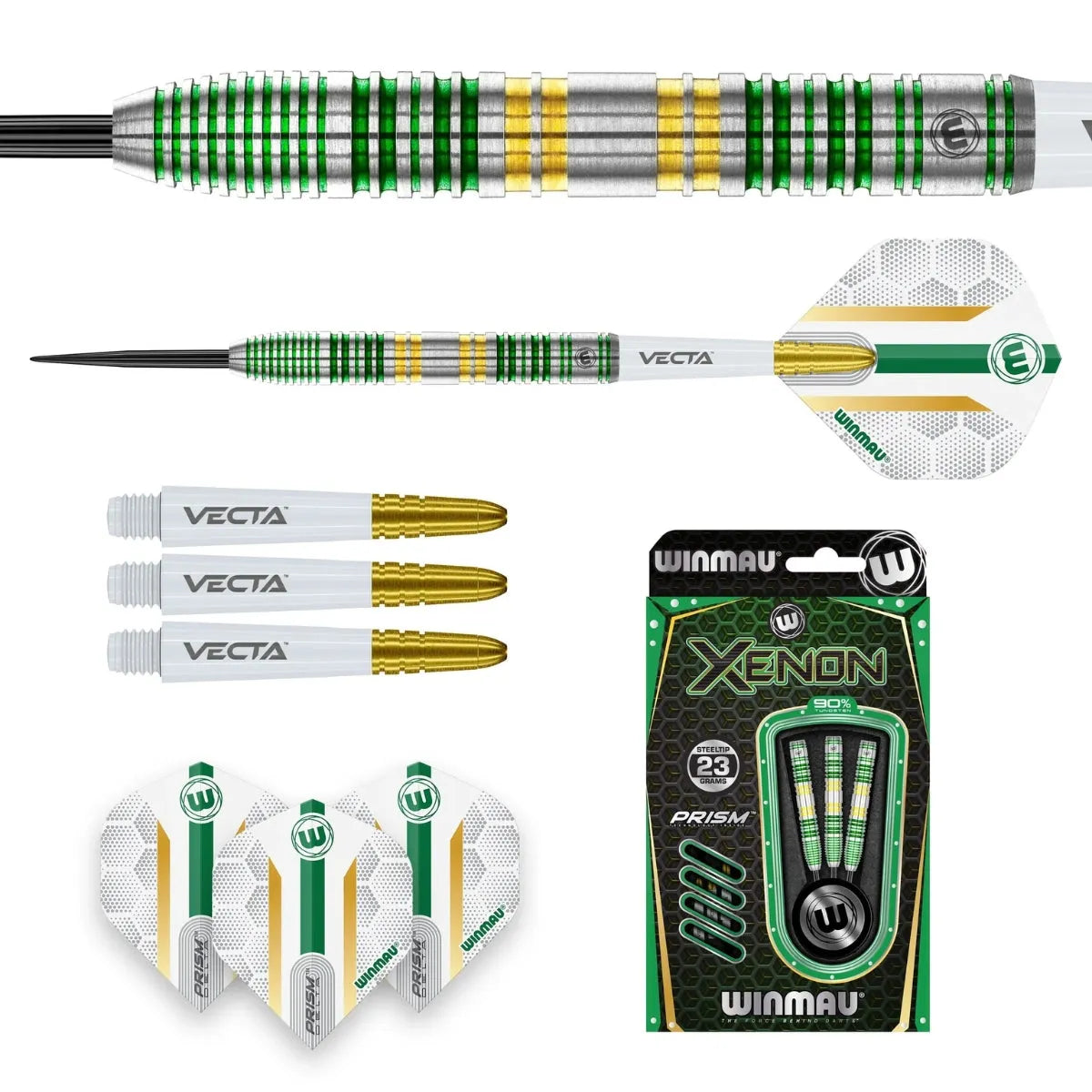 Winmau Xenon 90% Tungsten Steel Tip Darts - view 3