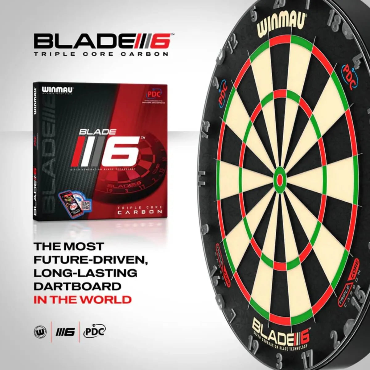 Winmau Blade 6 Triple Core Dartboard - view 7