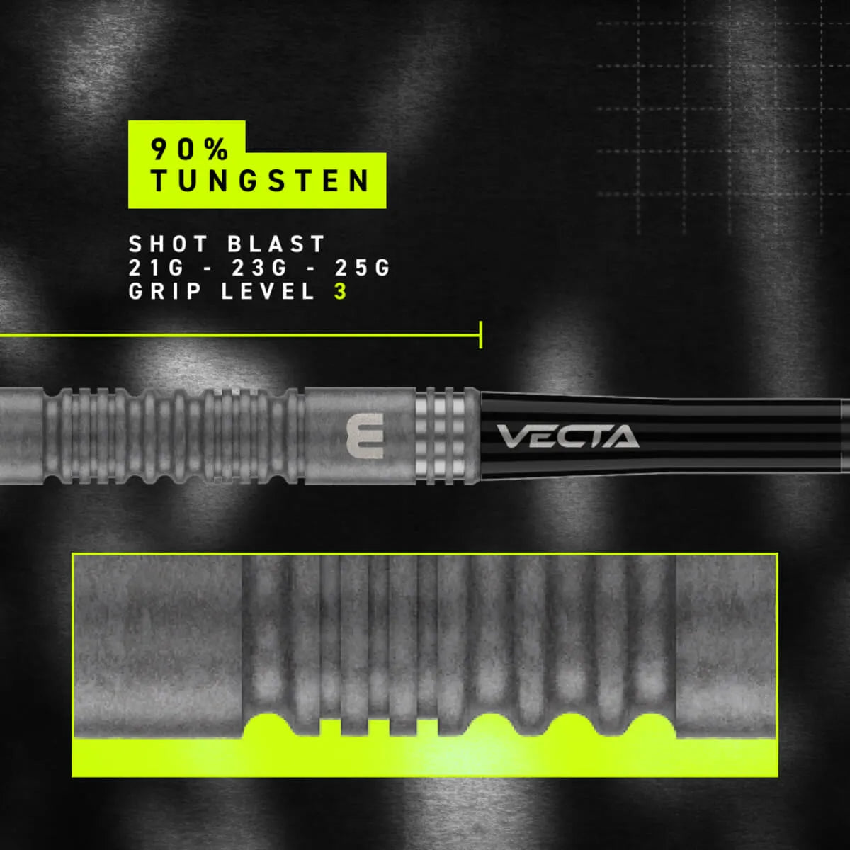 Winmau MvG TS SP 90% Tungsten Steel Tip Darts - view 5