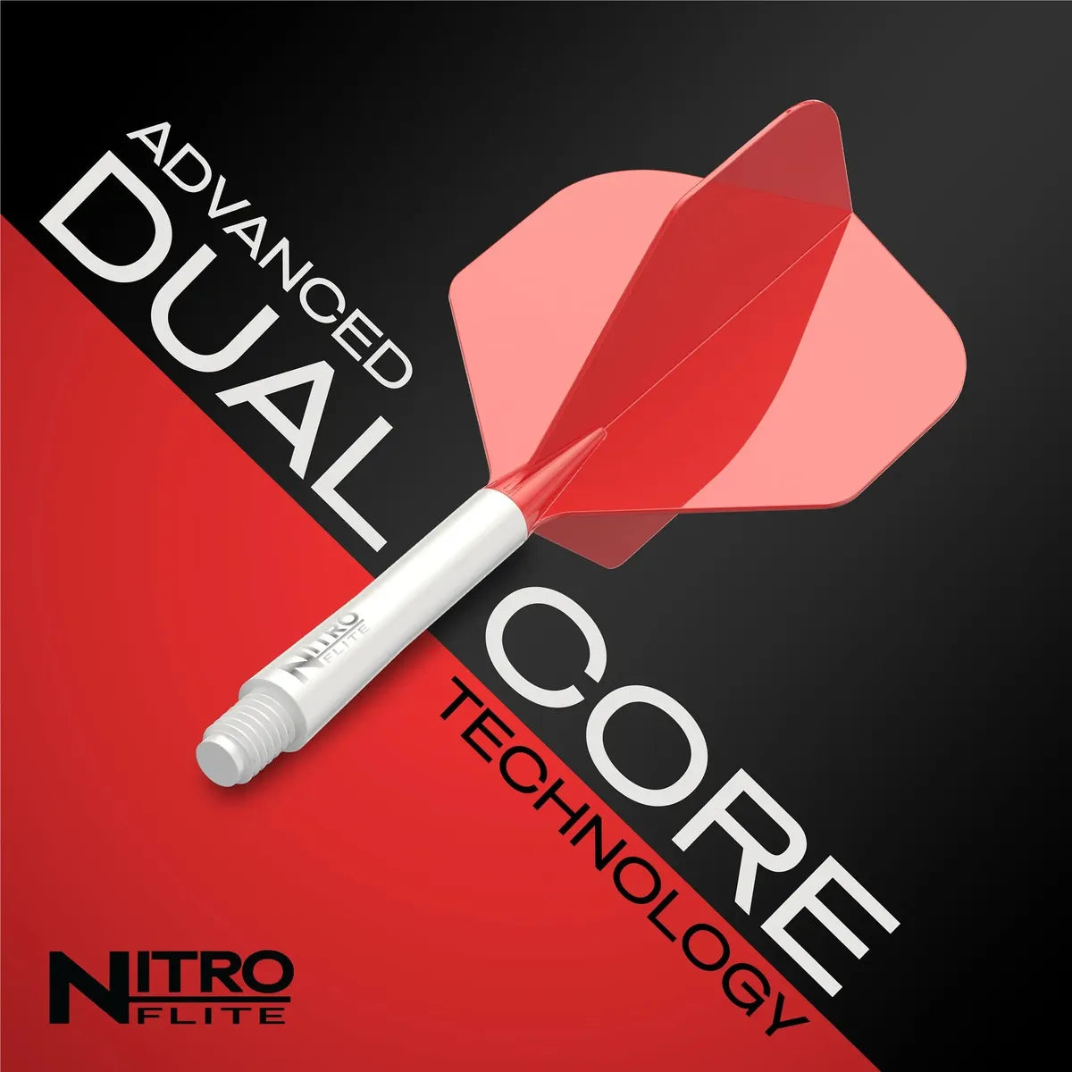 Red Dragon Nitro Flite Integrated Flight and Shaft - view 90