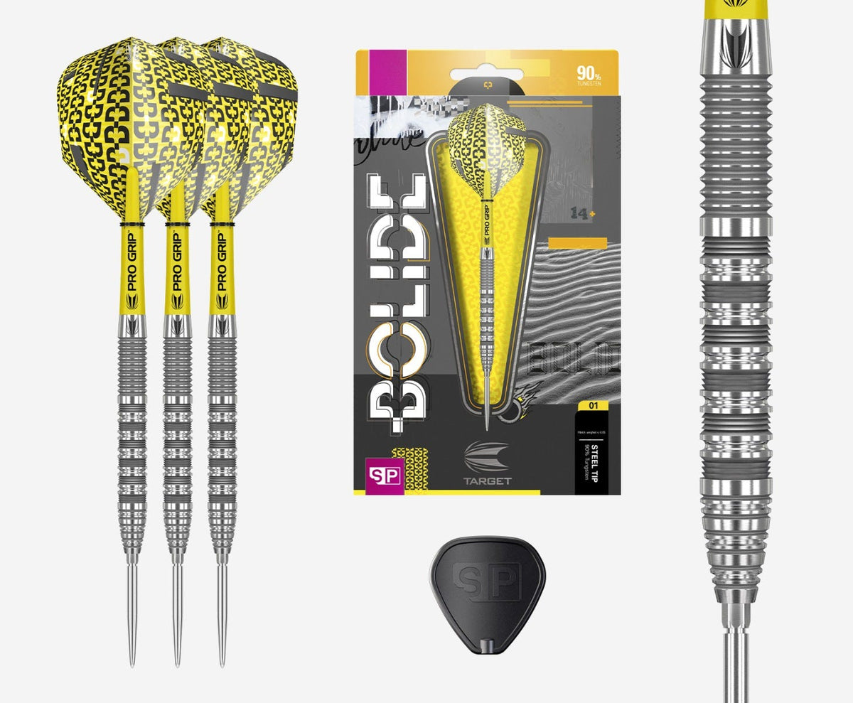 Target Bolide 01 90% Swiss Point Steel Tip Darts