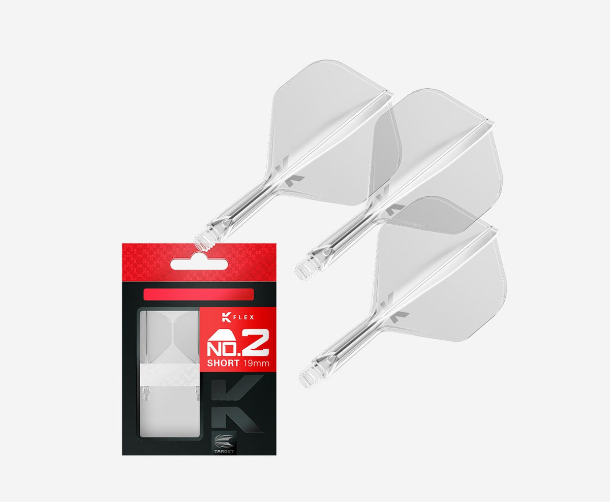 Target K-Flex Std/No.2 Short Clear Flights