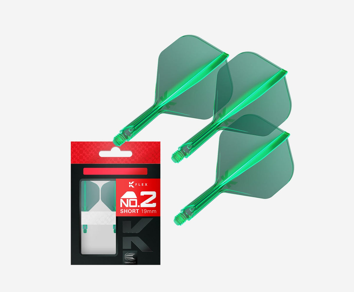 Target K-Flex Std/No.2 Intermediate Green Flights