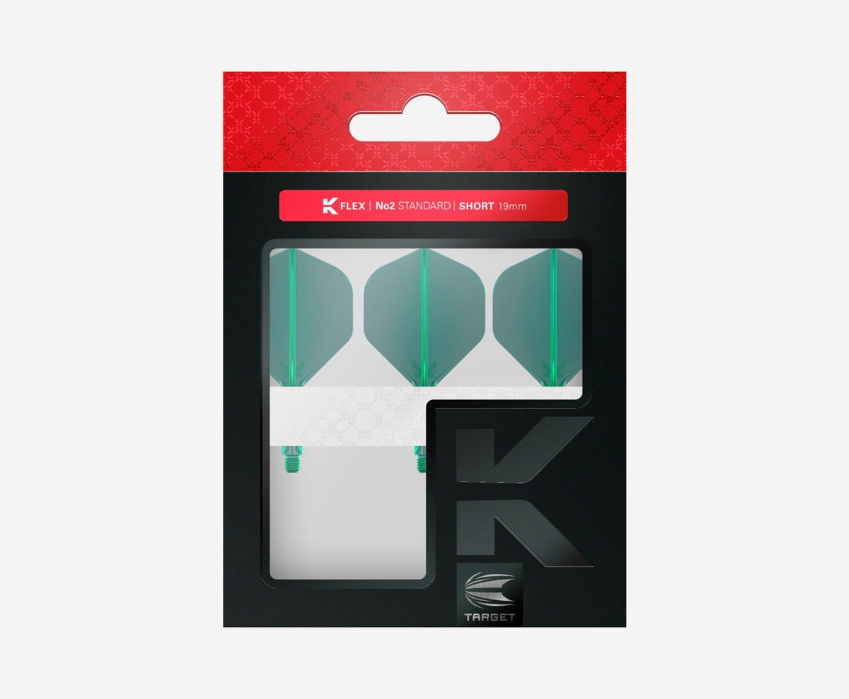 Target K-Flex Std/No.2 Medium Green Flights - 4