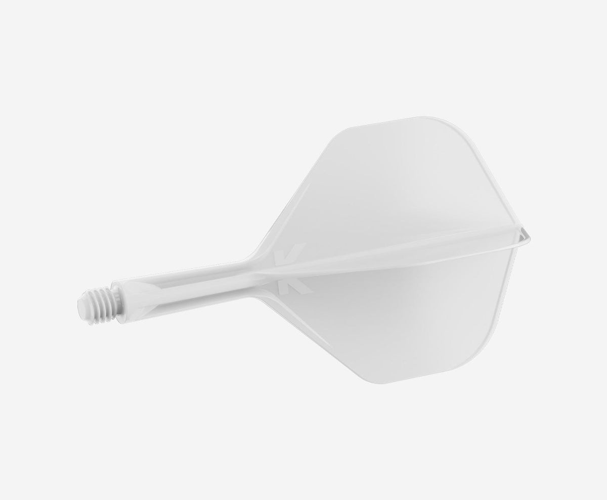 Target K-Flex Std/No.2 Short White Flights - 2