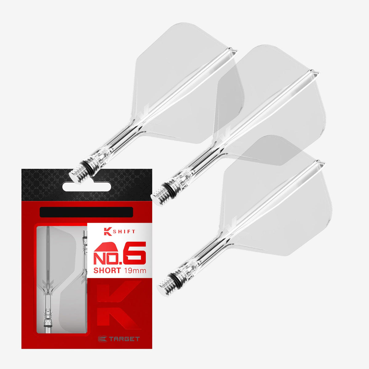Target K-Shift Clear Shape/No.6 Medium Flights