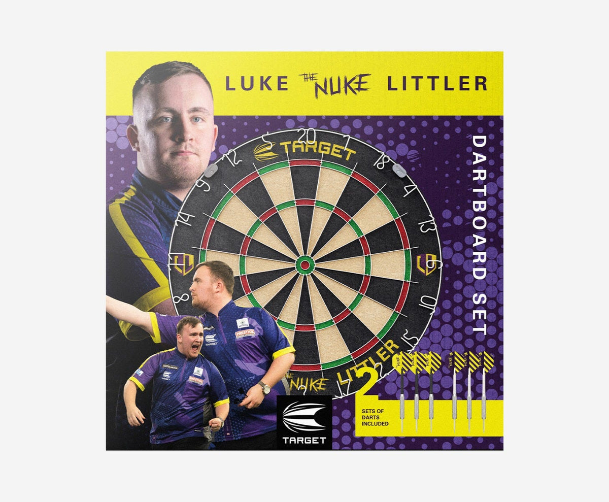 Target Luke 'The Nuke' Littler Dart Board Set - 4