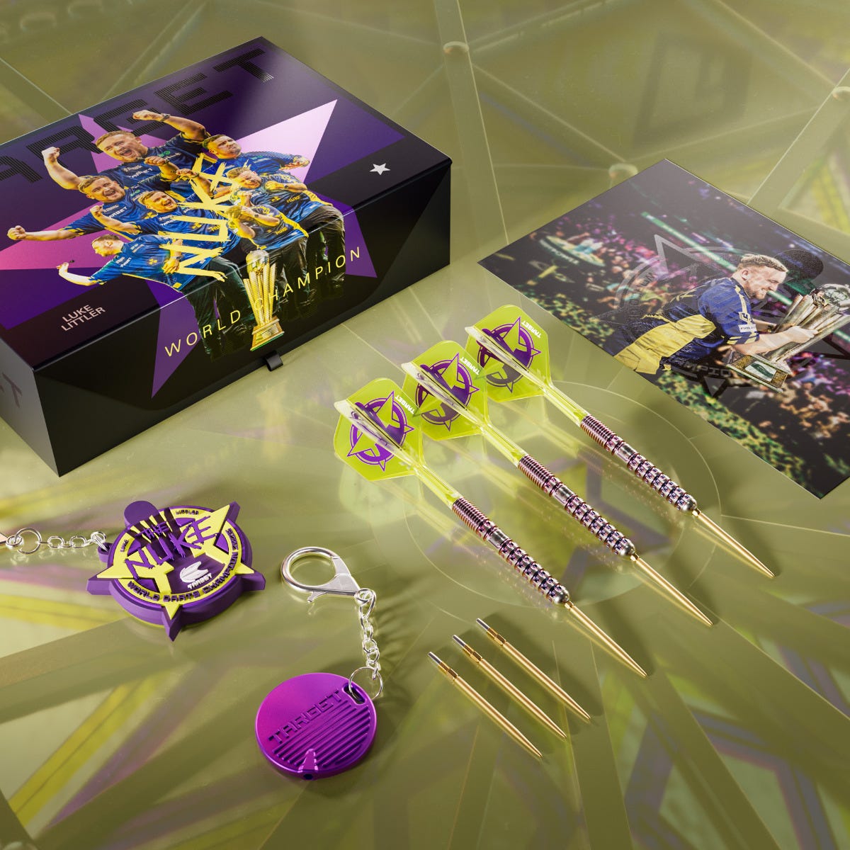 Target Luke Littler World Champion Surround And Tor Board Bundle - 8