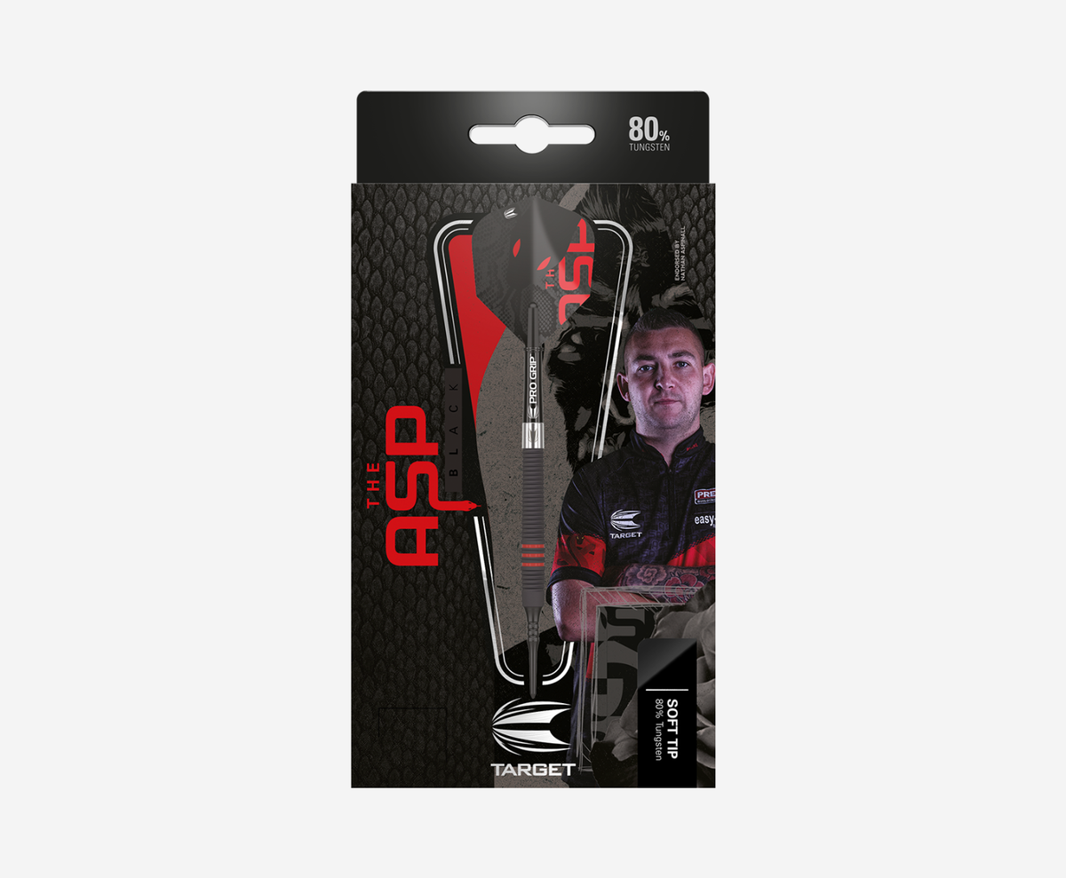 Target Nathan Aspinall 80% Black Steel Tip Darts - 4