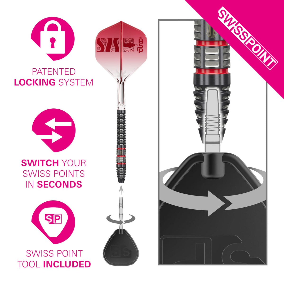 Target Nathan Aspinall 95k Steel Tip Darts - 5