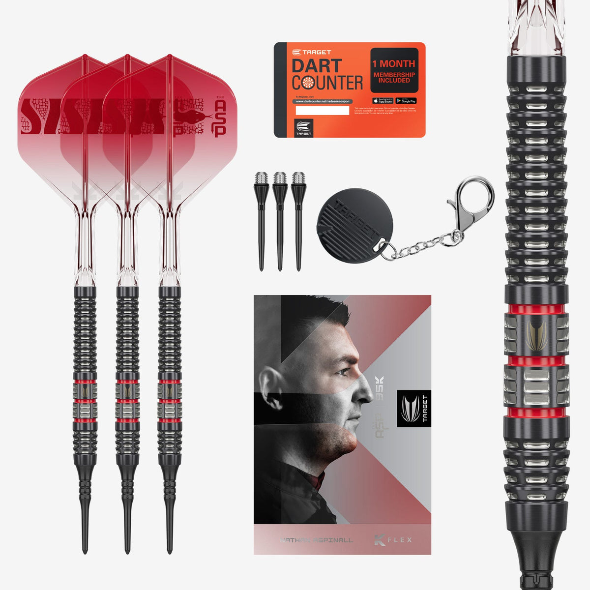 Target Nathan Aspinall 95k Soft Tip Darts