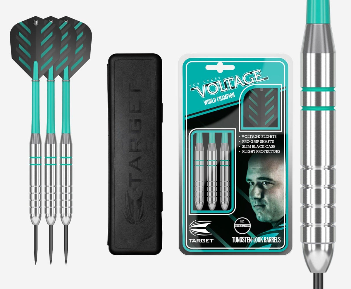 Target Rob Cross Silver Voltage Steel Tip Darts