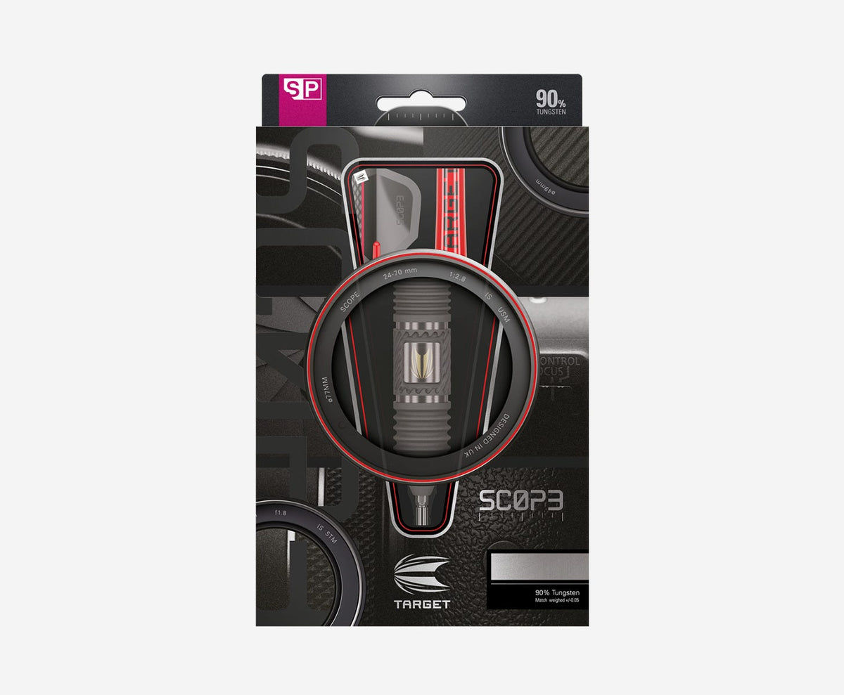 Target Scope 90% 01 Steel Tip Darts - 5