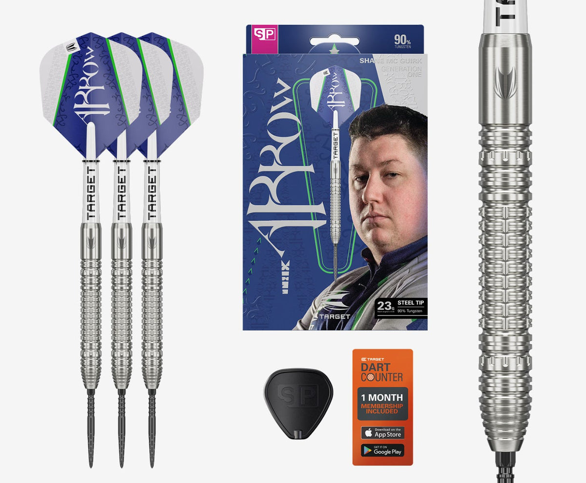 Target Shane Mc Guirk G1 90% Steel Tip Darts