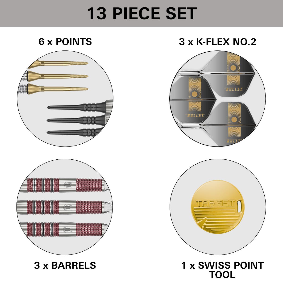 Target Stephen Bunting 95k Soft Tip Darts - 6