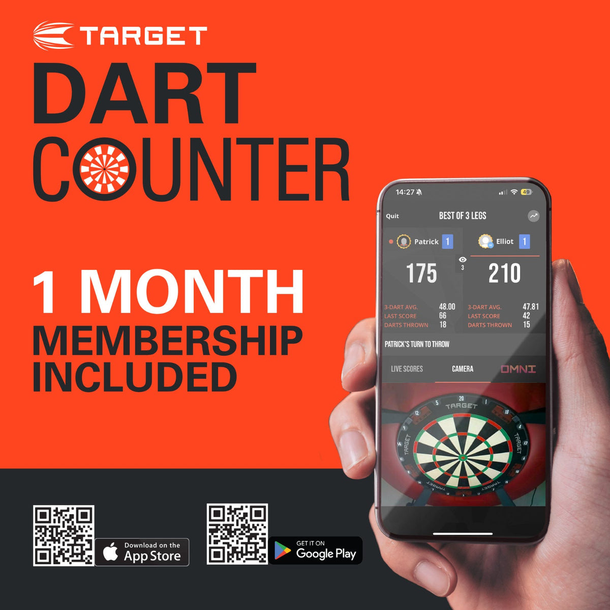 Target Dimitri Van Den Bergh 95k Steel Tip Darts - 8