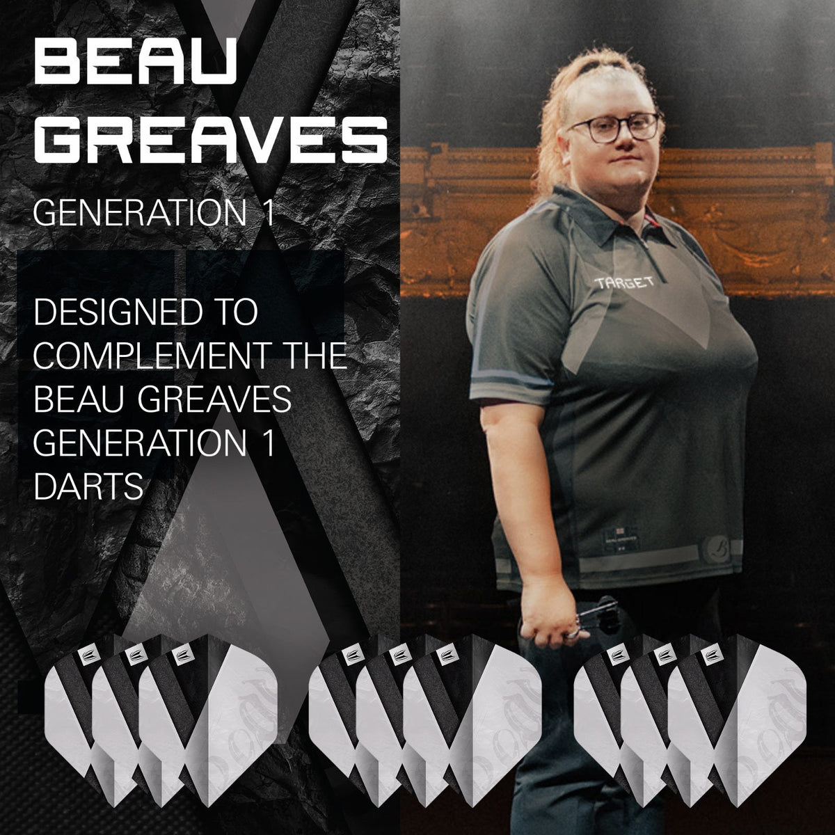 Target Beau Greaves G1 Pro Ultra No.2 Flights - 2