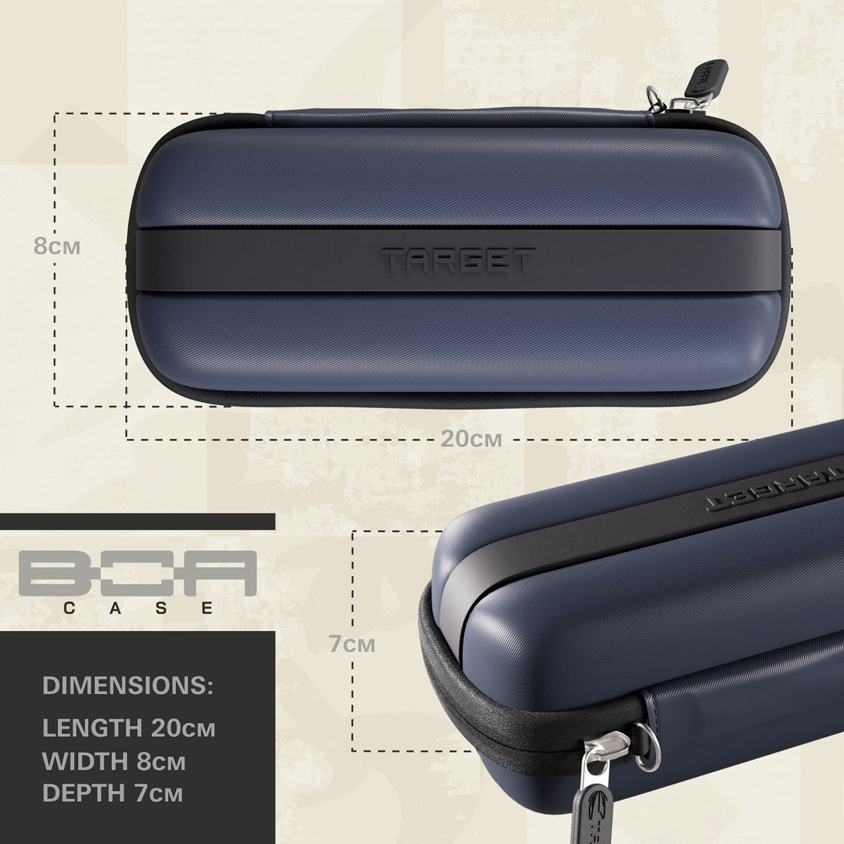 Target Boa Case - Navy/D. - 8