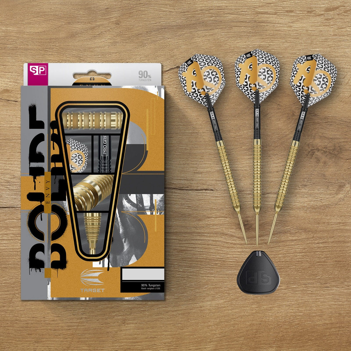 Target Bolide Envy 04 90% Steel Tip Darts - 6