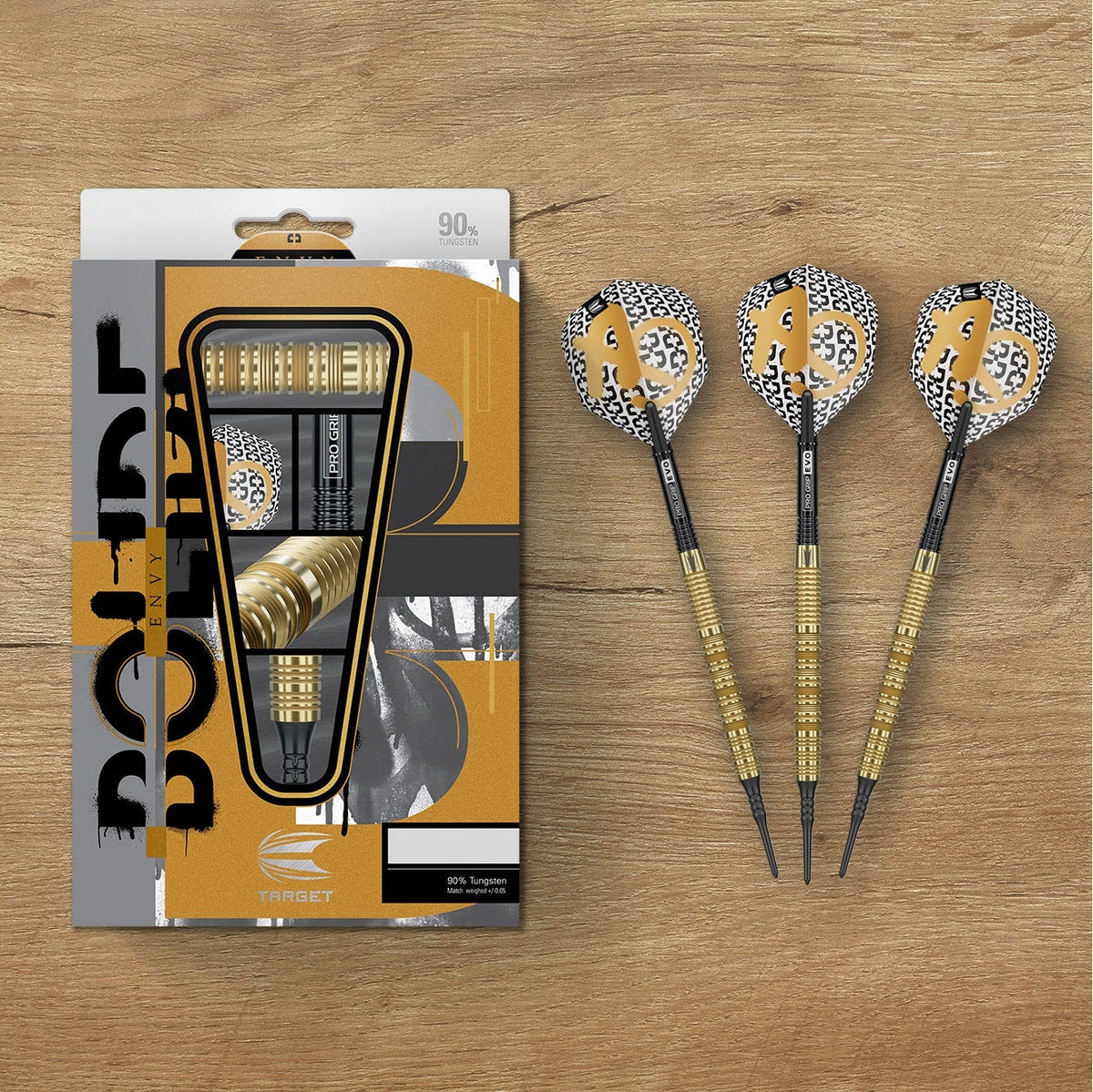 Target Bolide Envy 10 90% Soft Tip Darts - 6