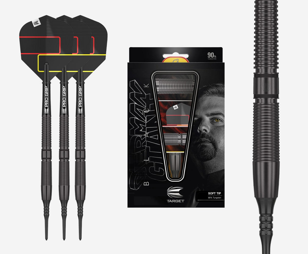 Target Gabriel Clemens Black 90% Steel Tip Darts